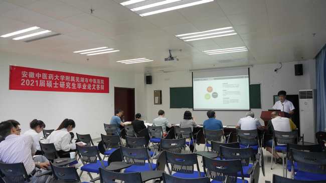 安徽中医药大学附属芜湖市中医医院2021届硕士研究生论文答辩会顺利完成(图3)