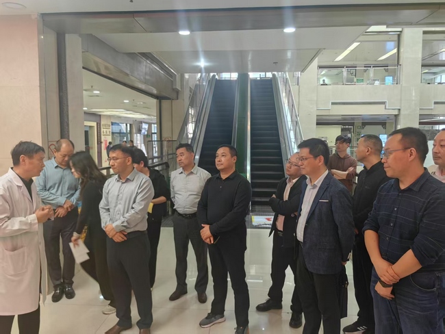 六安市裕安区卫健工委来院调研紧密型城市医联体建设工作(图3)